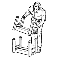 Supports empilables mobiles, 12" la x 16" p, Capacit&eacute; de 2500 lb PB Rental Co. Ltd.
