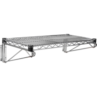 Direct Wall Mount for Chromate Wire Shelving, Single Bracket, 200 lbs. Capacity, 14" D PB Rental Co. Ltd.