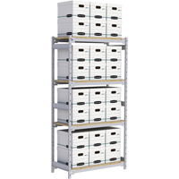 &eacute;tag&egrave;re-classeur de grande largeur, Acier, 4 Tablettes, 42" la x 18" p x 84" h PB Rental Co. Ltd.