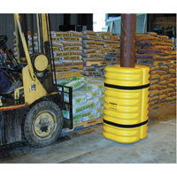 Column Protector, 6" Inside Opening, 24" L x 24" W x 42" H, Orange PB Rental Co. Ltd.