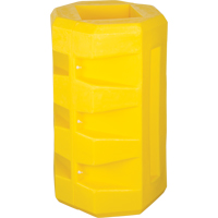 Column Protectors, 10-1/4" x 10-1/4" Inside Opening, 23-1/2" L x 23-1/2" W x 39-1/2" H, Yellow PB Rental Co. Ltd.