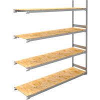 &eacute;tag&egrave;re-classeur de grande largeur, Acier, 4 Tablettes, 72" la x 18" p x 84" h, Ensemble Ajout PB Rental Co. Ltd.