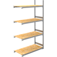 &eacute;tag&egrave;re-classeur de grande largeur, Acier, 4 Tablettes, 42" la x 18" p x 84" h, Ensemble Ajout PB Rental Co. Ltd.