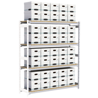 &eacute;tag&egrave;re-classeur de grande largeur, Acier, 4 Tablettes, 72" la x 18" p x 84" h, Ensemble Ajout PB Rental Co. Ltd.