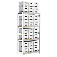 &eacute;tag&egrave;re-classeur de grande largeur, Acier, 4 Tablettes, 42" la x 18" p x 84" h, Ensemble Ajout PB Rental Co. Ltd.