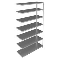 Shelving Unit, Galvanized Steel, Slotted Angle, 275 lbs. Capacity, 48" W x 84" H x 18" D PB Rental Co. Ltd.