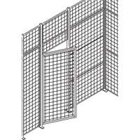 Porte basculante standard pour cloison en treillis m&eacute;tallique, 3' la x 7' h PB Rental Co. Ltd.