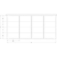 Cabinet d'entreposage &agrave; tiroirs int&eacute;gr&eacute; Interlok PB Rental Co. Ltd.