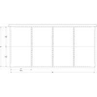 Cabinet d'entreposage &agrave; tiroirs int&eacute;gr&eacute; Interlok PB Rental Co. Ltd.