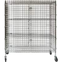 Chariot de s&eacute;curit&eacute;, Chrom&eacute;, 60" x 69" x 24", Capacit&eacute; 500 lb PB Rental Co. Ltd.