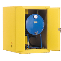 Drum Safety Cabinets, 400 lbs. Cap., Yellow PB Rental Co. Ltd.