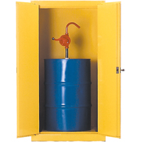 Drum Safety Cabinets, 55 US gal. Cap., Yellow PB Rental Co. Ltd.