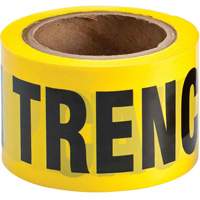 Barricade Tape, English, 3" W x 200' L, 3 mils, Black on Yellow PB Rental Co. Ltd.