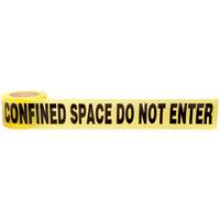 Barricade Tape, English, 3" W x 1000' L, 3 mils, Black on Yellow PB Rental Co. Ltd.