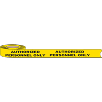 Barricade Tape, English, 3" W x 1000' L, 2 mils, Black on Yellow PB Rental Co. Ltd.