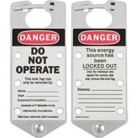Labeled Lockout Hasps, Silver PB Rental Co. Ltd.