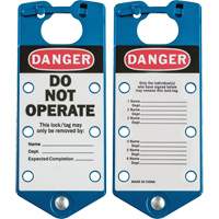 Labeled Lockout Hasps, Blue PB Rental Co. Ltd.