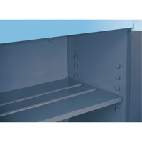 ChemCor&reg; Lined Acid/Corrosive Storage Cabinets, 30 gal., 43" x 44" x 18" PB Rental Co. Ltd.