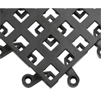 ErgoDeck&reg; Mat No. 560, PVC, 1-1/2' W x 1-1/2' L, 7/8" Thick, Black PB Rental Co. Ltd.