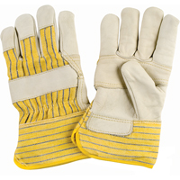 Winter-Lined Patch-Palm Fitters Gloves, X-Large, Grain Cowhide Palm, Cotton Fleece Inner Lining PB Rental Co. Ltd.