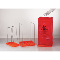 Clavies&reg; Bag Holders, Bio-Hazard, 14" L x 14" W PB Rental Co. Ltd.
