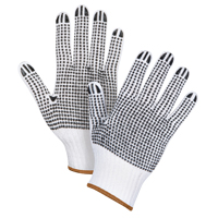 Gants tricot&eacute;s deux c&ocirc;t&eacute;s &agrave; pois, Poly/coton, Deux c&ocirc;t&eacute;s, Calibre 7, Grand PB Rental Co. Ltd.