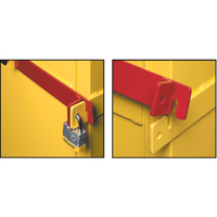 Sure-Grip&reg; Ex High Security Flammable Safety Cabinets, 45 gal., 2 Door, 43" W x 65" H x 18" D PB Rental Co. Ltd.