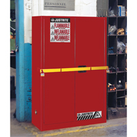 High Security Flammables Safety Cabinet with Steel Bar, 45 gal., 2 Shelves PB Rental Co. Ltd.