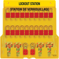 Station de verrouillage, Cadenas Thermoplastique, Capacit&eacute; de 20, Cadenas Compris PB Rental Co. Ltd.
