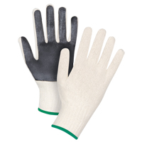 Gants en tricot &agrave; paume enduite, Poly/coton, Un c&ocirc;t&eacute;, Calibre 7, Moyen PB Rental Co. Ltd.