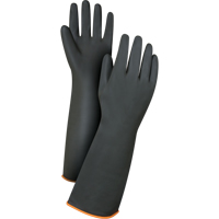 Heavyweight Chemical-Handling Gloves, Size Large/9, 18" L, Rubber Latex, 30-mil PB Rental Co. Ltd.