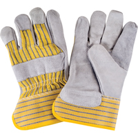 Gants d'ajusteur de premi&egrave;re qualit&eacute;, Grand, Paume en Cuir de vache refendu, Doublure en Coton PB Rental Co. Ltd.