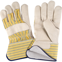 Abrasion-Resistant Winter-Lined Fitters Gloves, X-Large, Grain Cowhide Palm, Cotton Fleece Inner Lining PB Rental Co. Ltd.