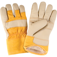 Gants d'ajusteur doubl&eacute;s pour l'hiver d'usage standard, T-Grand, Paume en Cuir fleur de vache, Doublure en Boa PB Rental Co. Ltd.