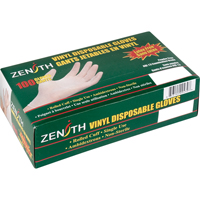 Gants jetables, Petit, Vinyle, 4 mils, Sans poudre, Blanc PB Rental Co. Ltd.