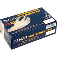Gants d'examen de premi&egrave;re qualit&eacute; pour peau sensible, T-petit, Latex, 4 mils, Sans poudre, Naturel PB Rental Co. Ltd.