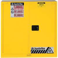 Sure-Grip&reg; Ex Flammable Storage Cabinets, 30 gal., 2 Door, 43" W x 44" H x 18" D PB Rental Co. Ltd.