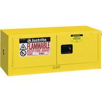 Sure-Grip&reg; EX Piggyback Flammable Safety Cabinet, 12 gal., 2 Door, 43" W x 18" H x 18" D PB Rental Co. Ltd.