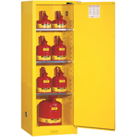 Sure-Grip&reg; EX Slimline Flammable Safety Cabinet, 22 gal., 1 Door, 23.25" W x 65" H x 18" D PB Rental Co. Ltd.