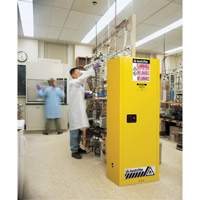 Sure-Grip&reg; EX Slimline Flammable Safety Cabinet, 22 gal., 1 Door, 23.25" W x 65" H x 18" D PB Rental Co. Ltd.