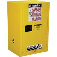 Sure-Grip&reg; EX Compac Flammable Safety Cabinet, 12 gal., 1 Door, 23.25" W x 35" H x 18" D PB Rental Co. Ltd.
