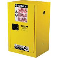 Sure-Grip&reg; EX Compac Flammable Safety Cabinet, 12 gal., 1 Door, 23.25" W x 35" H x 18" D PB Rental Co. Ltd.