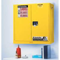 Wall Mount Sure-Grip&reg; Ex Safety Cabinets, 20 gal., 2 Door, 43" W x 44" H x 12" D PB Rental Co. Ltd.