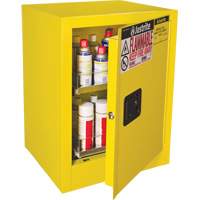 Sure-Grip&reg; EX Benchtop Flammable Safety Cabinet, 24 gal., 1 Door, 21" W x 27" H x 18" D PB Rental Co. Ltd.