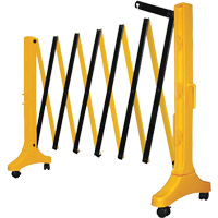 Xpandit Barricade, 36" H x 11.5' L, Black/Yellow PB Rental Co. Ltd.