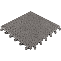 ErgoDeck&reg; Soft No. 566 Matting, PVC, 1-1/2' W x 1-1/2' L, 7/8" Thick, Charcoal PB Rental Co. Ltd.