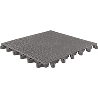 ErgoDeck&reg; Soft No. 566 Matting, PVC, 1-1/2' W x 1-1/2' L, 7/8" Thick, Charcoal PB Rental Co. Ltd.