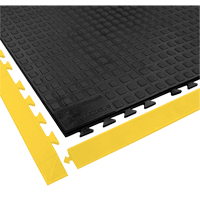 Rejuvenator Connect No. 502 Matting, Polyurethane, 3' W x 3' L, 5/8" Thick, Black PB Rental Co. Ltd.