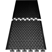 Rejuvenator Connect No. 502 Matting, Polyurethane, 3' W x 3' L, 5/8" Thick, Black PB Rental Co. Ltd.