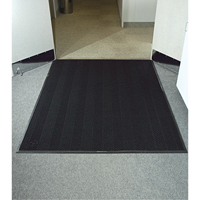 Waterhog&reg; Eco Elite Matting, Wiper/Scraper, 3' x 5' x 3/8", Black Smoke PB Rental Co. Ltd.